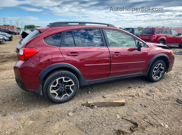 JF2GPALCXHH212649 2017 SUBARU CROSSTREK Maroon Rear right