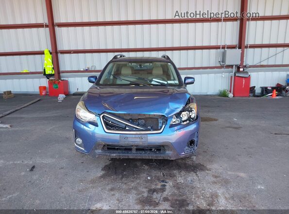 JF2GPANC1HH243401 2017 SUBARU CROSSTREK Blue ხელსაწყოთა პანელის ხედი