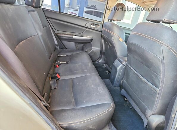 JF2GPANC2G8261923 2016 SUBARU CROSSTREK Beige Rear interior view