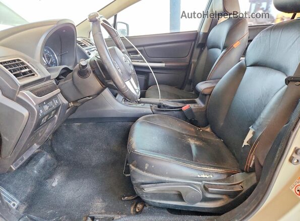 JF2GPANC2G8261923 2016 SUBARU CROSSTREK Beige Front interior view
