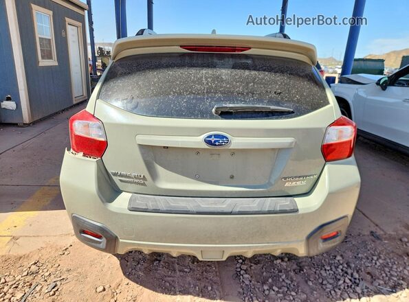 JF2GPANC2G8261923 2016 SUBARU CROSSTREK Beige Rear view