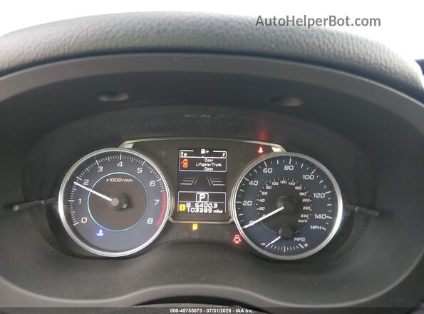 JF2GPANC3G8334071 2016 SUBARU CROSSTREK Blue Հետևի նստատեղերի տեսք