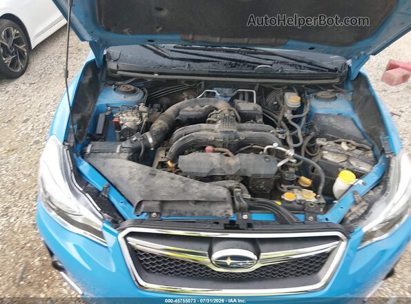 JF2GPANC3G8334071 2016 SUBARU CROSSTREK Blue Հետևի տեսք