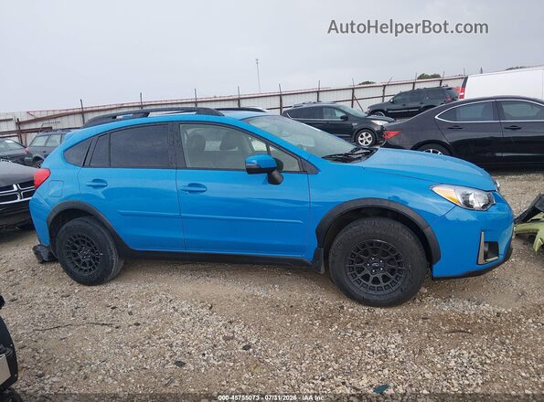 JF2GPANC3G8334071 2016 SUBARU CROSSTREK Blue Սալոնի 360 աստիճան տեսք
