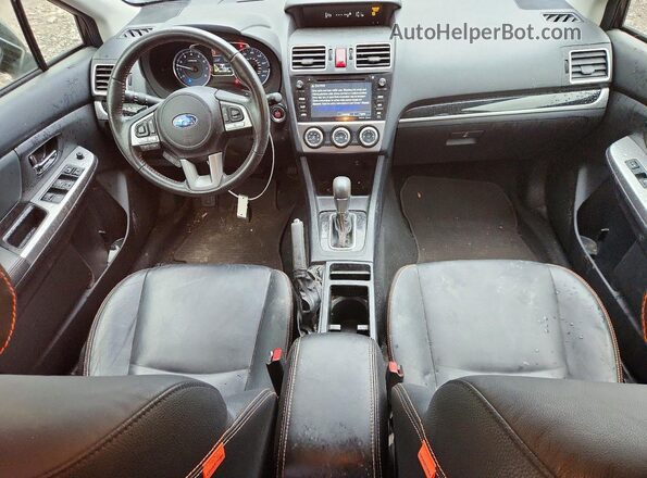 JF2GPANC5G8320267 2016 SUBARU CROSSTREK Черный Вид панели приборов