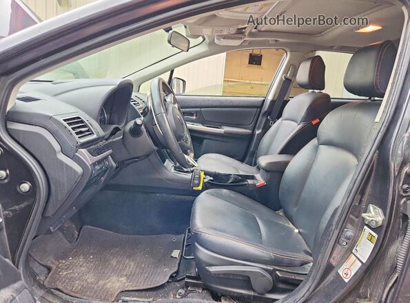 JF2GPANC5G8320267 2016 SUBARU CROSSTREK Черный Вид салона спереди