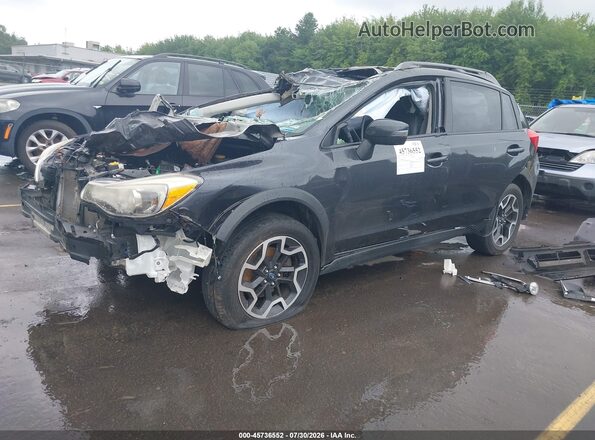 JF2GPANC5G8339708 2016 SUBARU CROSSTREK Черный Передняя левая четверть