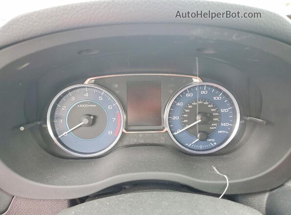 JF2GPANC5HH273436 2017 SUBARU CROSSTREK Beige Instrument cluster view