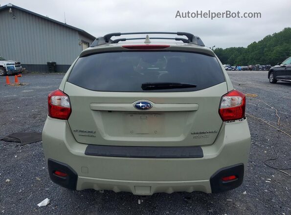 JF2GPANC5HH273436 2017 SUBARU CROSSTREK Beige Rear view