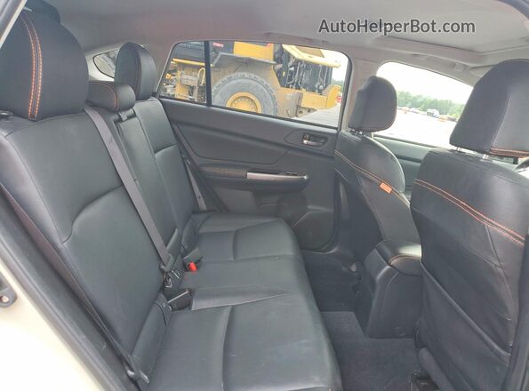 JF2GPANC5HH273436 2017 SUBARU CROSSTREK Beige Rear interior view