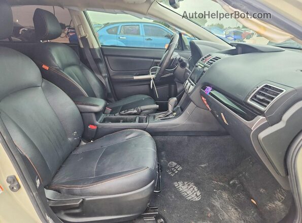 JF2GPANC8H8219970 2017 SUBARU CROSSTREK Tan Front interior view