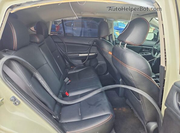 JF2GPANC8H8219970 2017 SUBARU CROSSTREK Tan Rear interior view