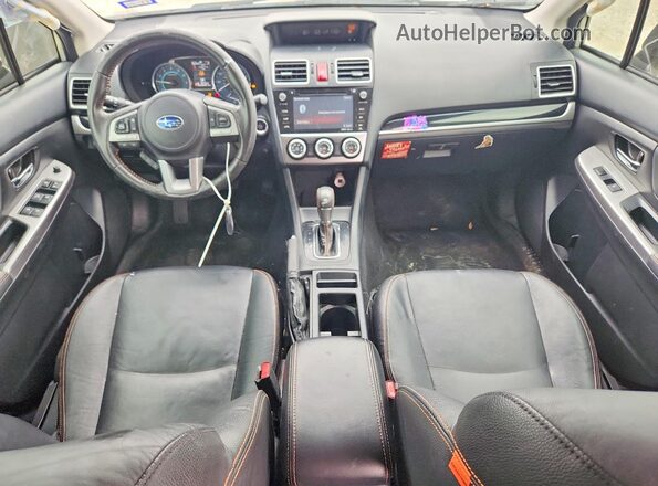 JF2GPANC8H8219970 2017 SUBARU CROSSTREK Tan Dashboard view