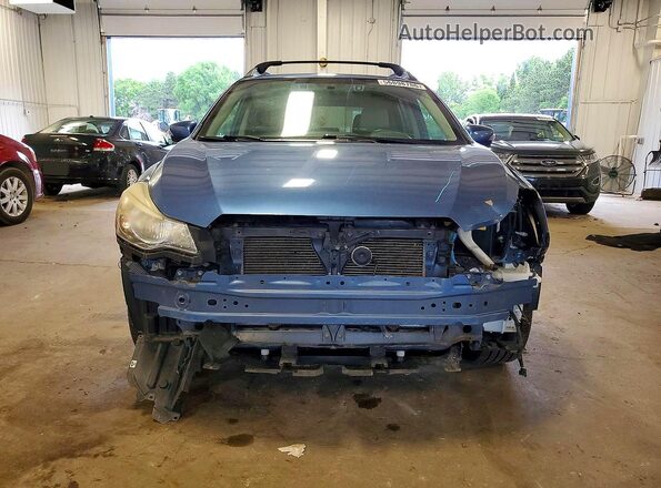JF2GPANC8HH266657 2017 SUBARU CROSSTREK Синий Вид спереди