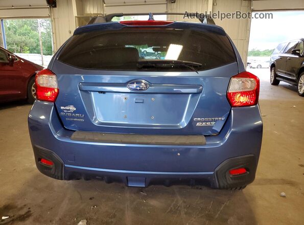 JF2GPANC8HH266657 2017 SUBARU CROSSTREK Синий Вид сзади