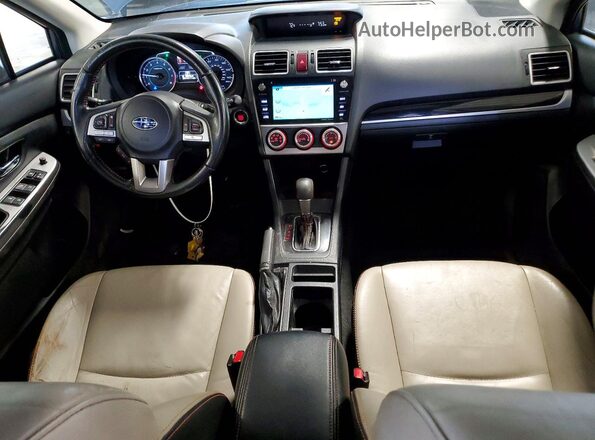 JF2GPANC8HH266657 2017 SUBARU CROSSTREK Синий Вид панели приборов