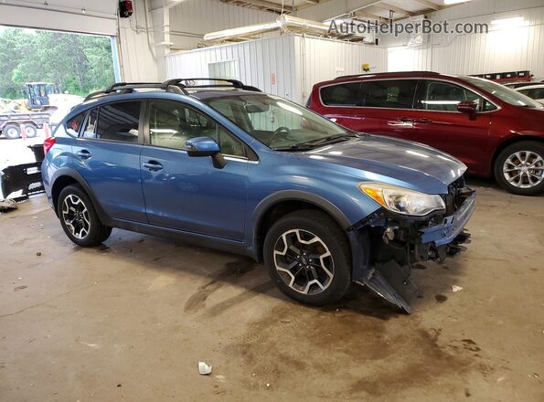 JF2GPANC8HH266657 2017 SUBARU CROSSTREK Синий Передняя правая четверть