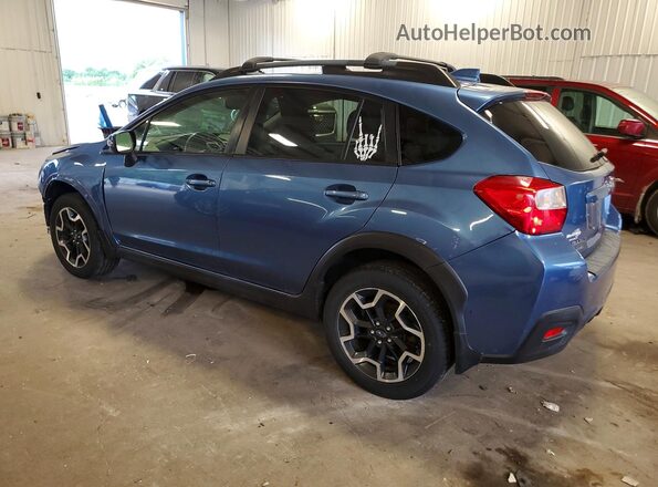 JF2GPANC8HH266657 2017 SUBARU CROSSTREK Синий Задняя левая четверть