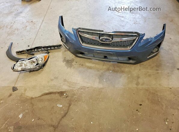 JF2GPANC8HH266657 2017 SUBARU CROSSTREK Синий Вид подкапотного пространства