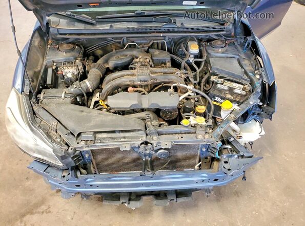 JF2GPANC8HH266657 2017 SUBARU CROSSTREK Синий Вид задней части салона