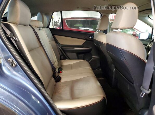 JF2GPANC8HH266657 2017 SUBARU CROSSTREK Синий Вид задних сидений