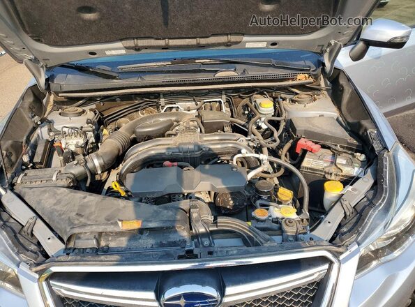 JF2GPANCXG8345651 2016 SUBARU CROSSTREK Silver ძრავის განყოფილების ხედი