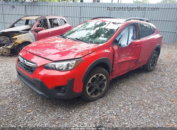 JF2GTAAC1P9252383 2023 SUBARU CROSSTREK Красный Передняя левая четверть
