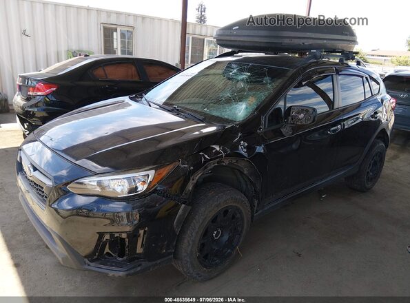 JF2GTAAC3JH280344 2018 SUBARU CROSSTREK Black Front left