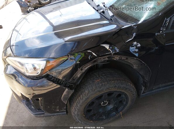 JF2GTAAC3JH280344 2018 SUBARU CROSSTREK Black Front view