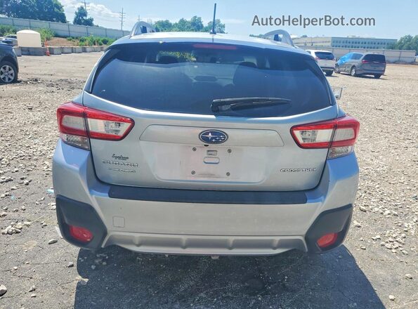 JF2GTAAC3JH349095 2018 SUBARU CROSSTREK Silver Widok z tyłu