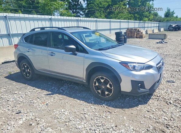 JF2GTAAC3JH349095 2018 SUBARU CROSSTREK Silver Przód prawy