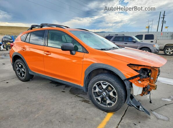 JF2GTAAC4JH212490 2018 SUBARU CROSSTREK Orange Առջևի աջ