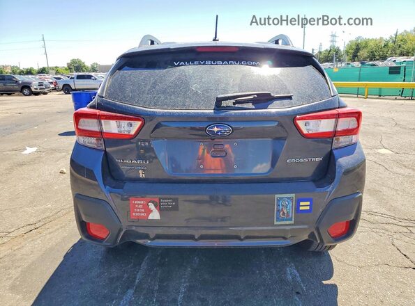 JF2GTAAC4JH307681 2018 SUBARU CROSSTREK Серый Вид сзади