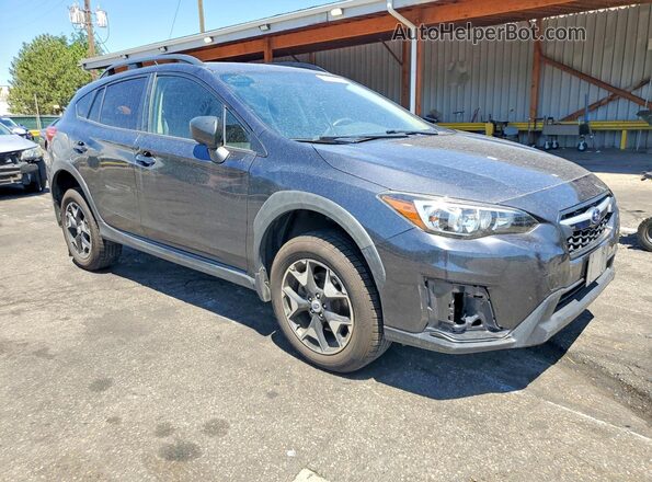 JF2GTAAC4JH307681 2018 SUBARU CROSSTREK Серый Передняя правая четверть