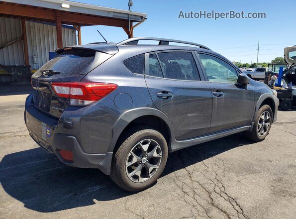 JF2GTAAC4JH307681 2018 SUBARU CROSSTREK Серый Задняя правая четверть