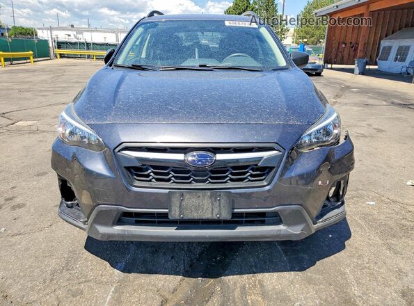 JF2GTAAC4JH307681 2018 SUBARU CROSSTREK Серый Вид спереди