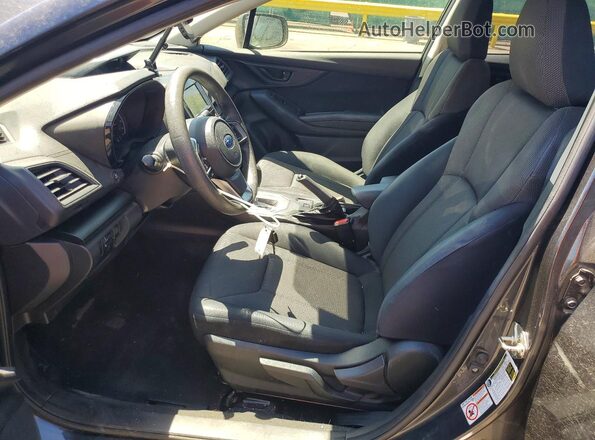JF2GTAAC4JH307681 2018 SUBARU CROSSTREK Серый Вид салона спереди