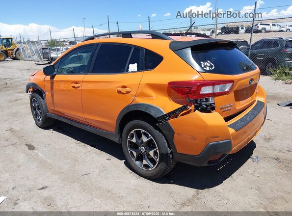 JF2GTAAC6JG331695 2018 SUBARU CROSSTREK Orange Trasero izquierdo