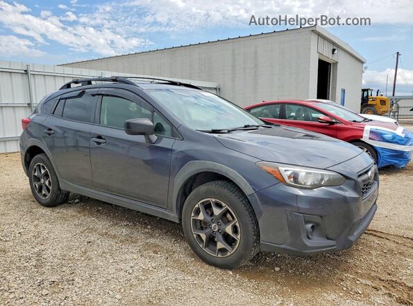 JF2GTAAC6JH217531 2018 SUBARU CROSSTREK Серый Передняя правая четверть