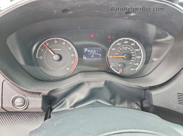 JF2GTAAC7JH277981 2018 SUBARU CROSSTREK Blue Вид щитка приладів