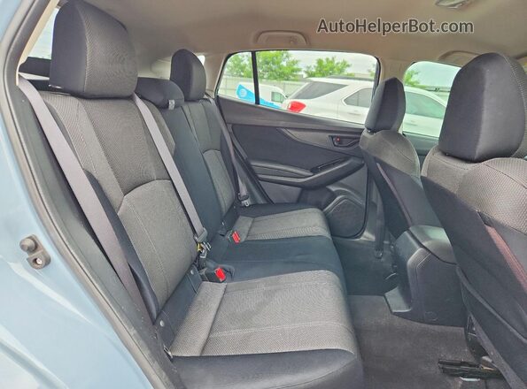 JF2GTAAC7JH277981 2018 SUBARU CROSSTREK Blue Вид задніх сидінь