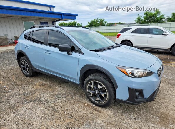 JF2GTAAC7JH277981 2018 SUBARU CROSSTREK Blue Передня права чверть