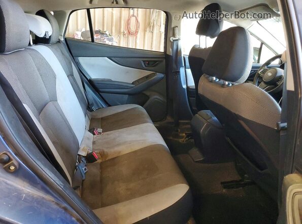 JF2GTAAC8K9277340 2019 SUBARU CROSSTREK Blue უკანა სალონის ხედი