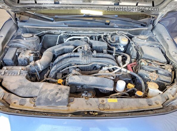 JF2GTAAC8K9277340 2019 SUBARU CROSSTREK Blue ძრავის განყოფილების ხედი