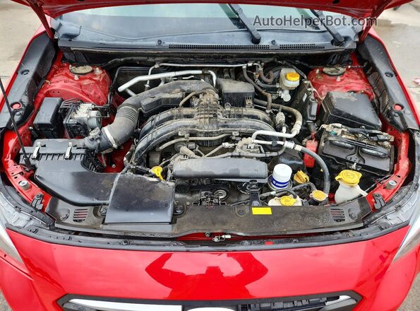 JF2GTAAC9L9232571 2020 SUBARU CROSSTREK Red Vista del compartimento del motor