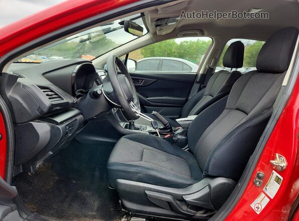 JF2GTAAC9L9232571 2020 SUBARU CROSSTREK Red Vista interior delantera