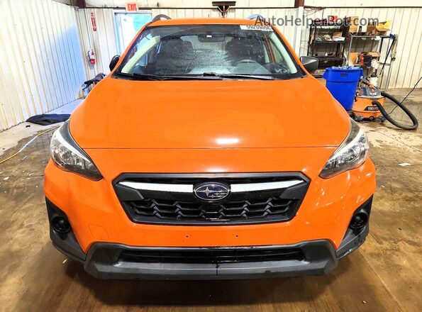 JF2GTAACXJH244862 2018 SUBARU CROSSTREK Orange წინა ხედი
