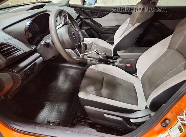 JF2GTAACXJH244862 2018 SUBARU CROSSTREK Orange წინა სალონის ხედი