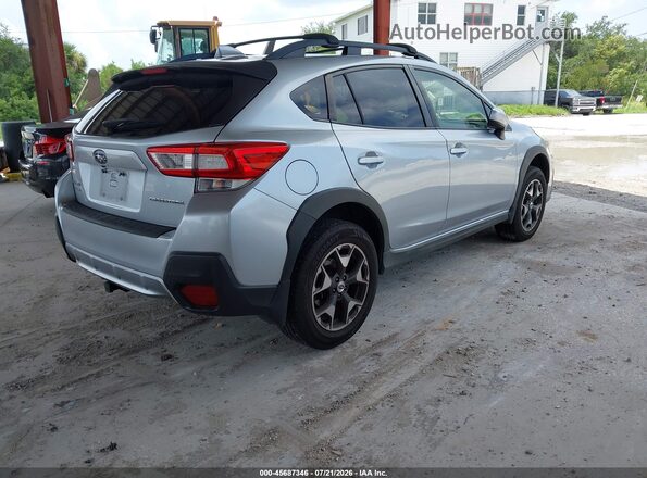 JF2GTABC0JH213313 2018 SUBARU CROSSTREK Silver Trasero derecho