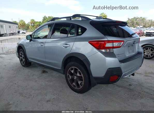 JF2GTABC0JH213313 2018 SUBARU CROSSTREK Silver Trasero izquierdo